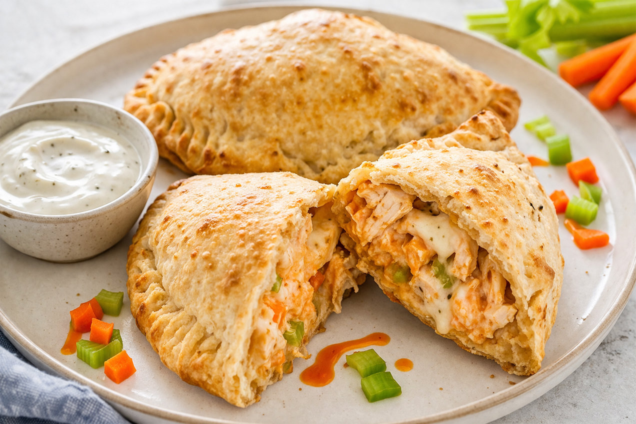 Buffalo Chicken Calzones