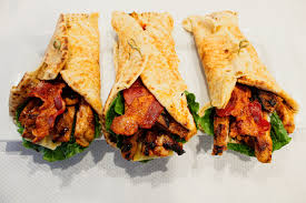 Grilled Chicken, Ranch & Bacon Pita