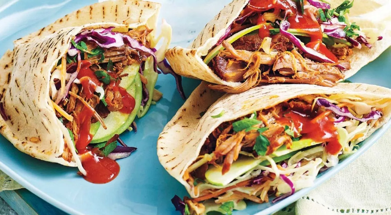 BBQ Chicken Pita