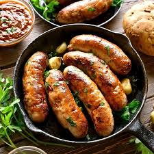 Oil Garlic Sauce with Sausage